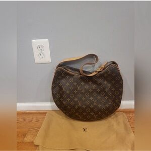 Authentic Louis Vuitton croissant GM hobo shoulder bag
